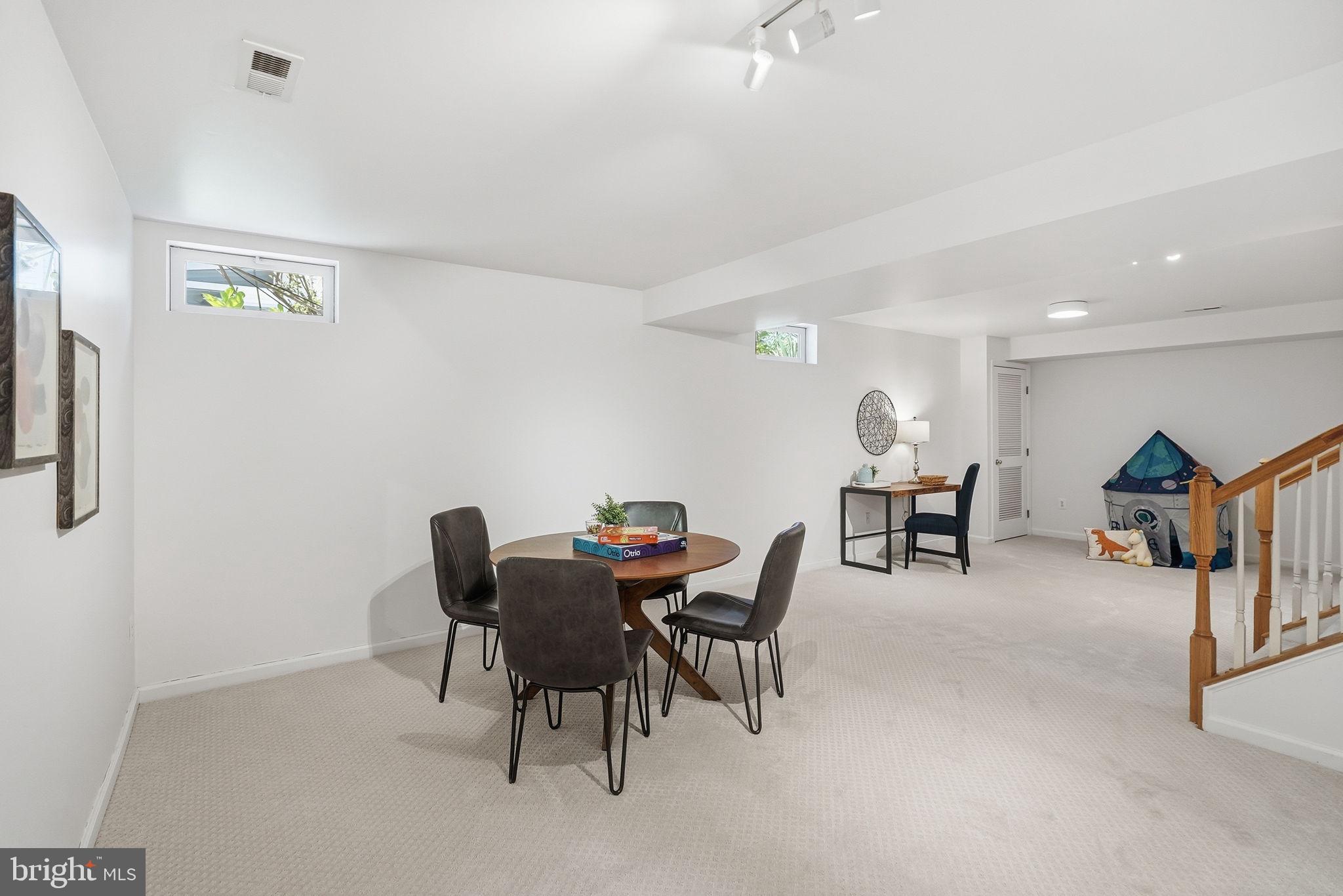 4714 Brightwood Road Olney, MD 20832 - Photo 32 of 41 Rec Room w/ new carpet (2026)
