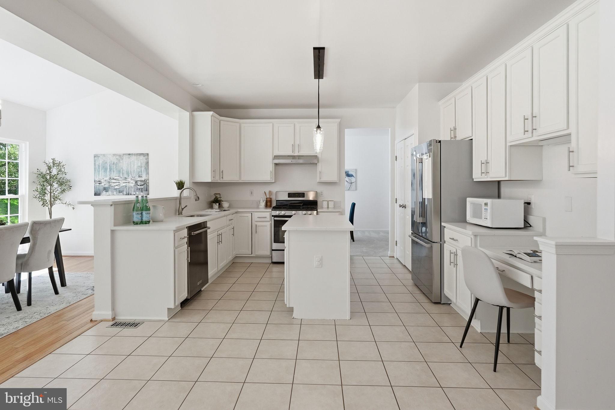 4714 Brightwood Road Olney, MD 20832 - Photo 10 of 41 Spacious kitchen w/ New Quartz Counters (2026)