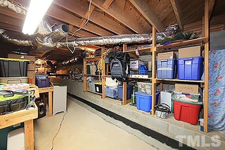4229 Rowan Street Raleigh, NC 27609 - Photo 23 of 30 a view of a storage room with racks