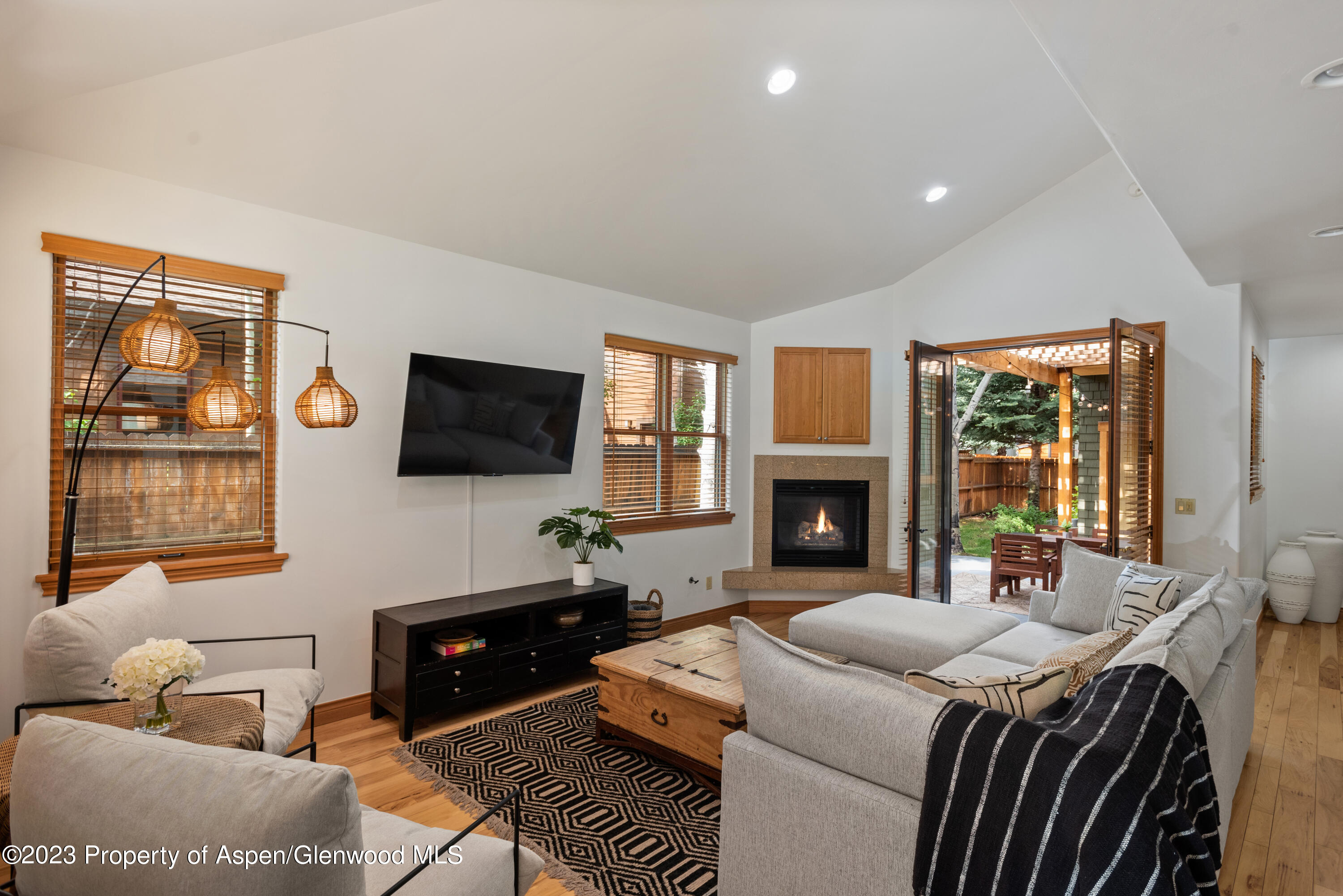 316 Allison Lane, Unit B Basalt, CO 81621 - Photo 8 of 26 a bedroom with a bed and a couch