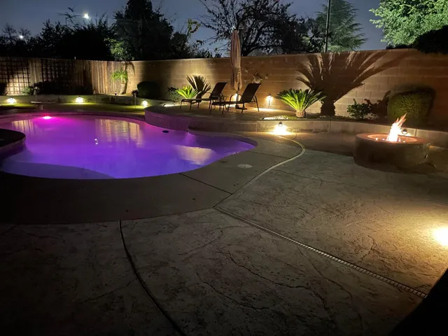 a view of outdoor space with seating area