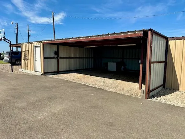 a view of an outdoor space and a car park