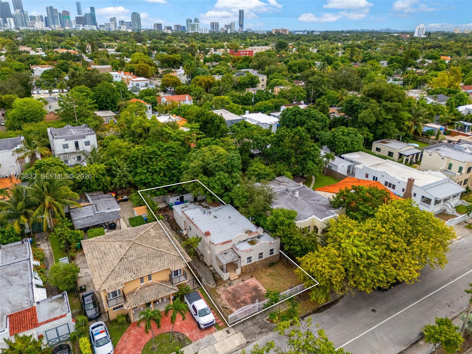 1045 Southwest 20th Avenue Miami, FL 33135 - Photo 49 of 53 an aerial view of a city with lots of residential buildings