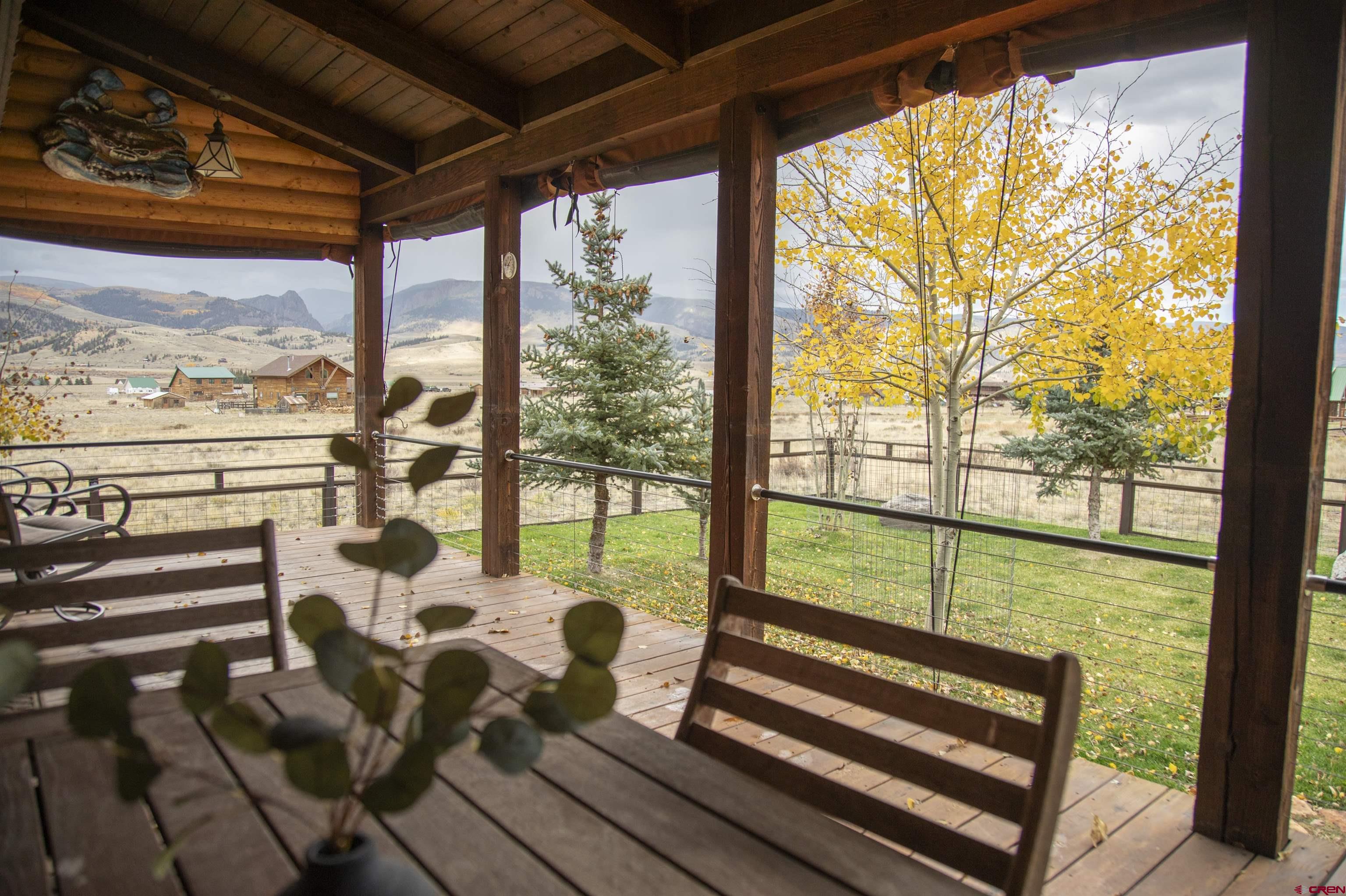 258 Diamond Road Creede, CO 81130 - Photo 22 of 30 a view of a outdoor space with seating area
