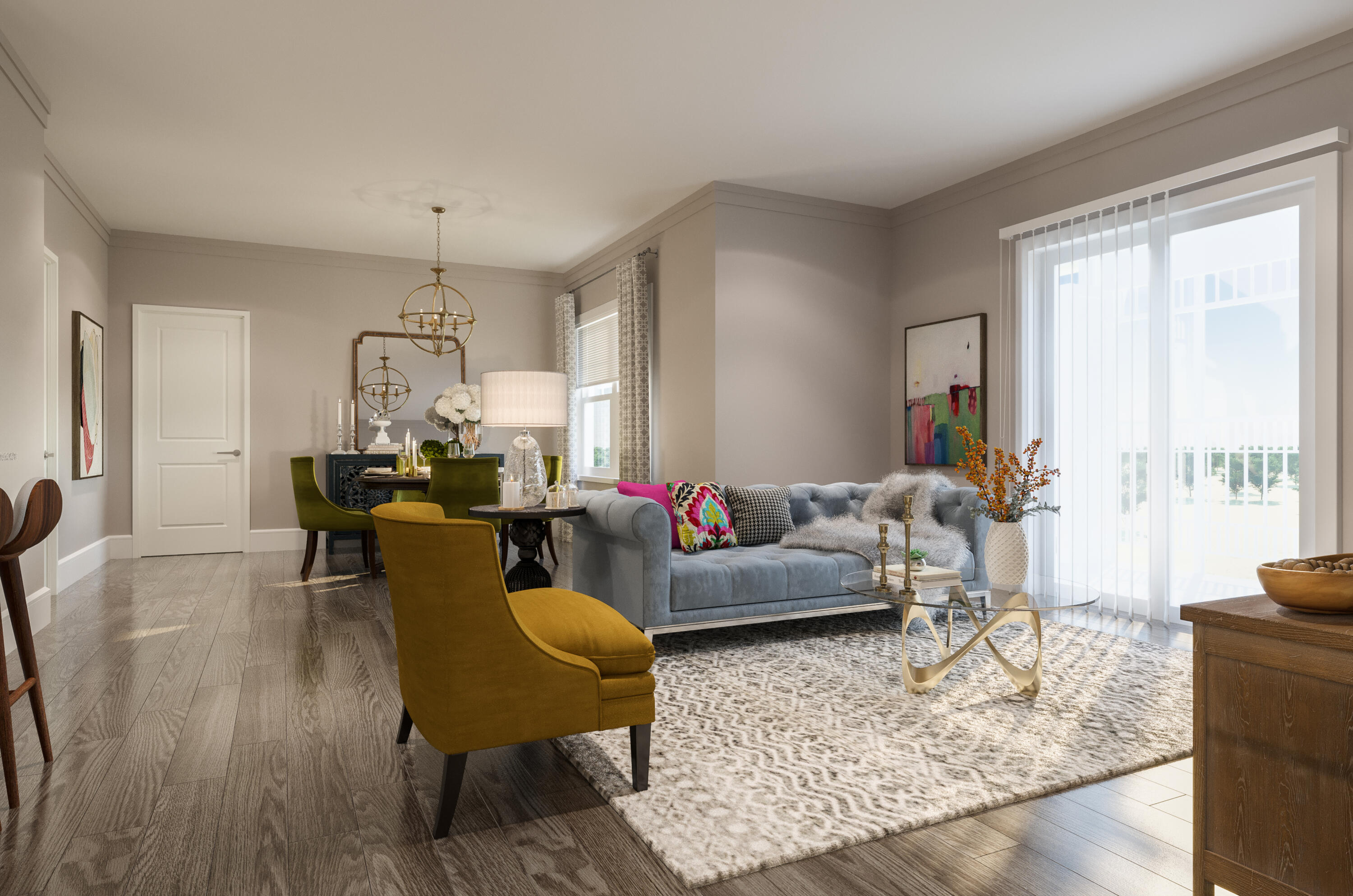 1916 Northwest Federal Highway, Unit 3106 Stuart, FL 34994 - Photo 2 of 26 a living room with furniture and a large window
