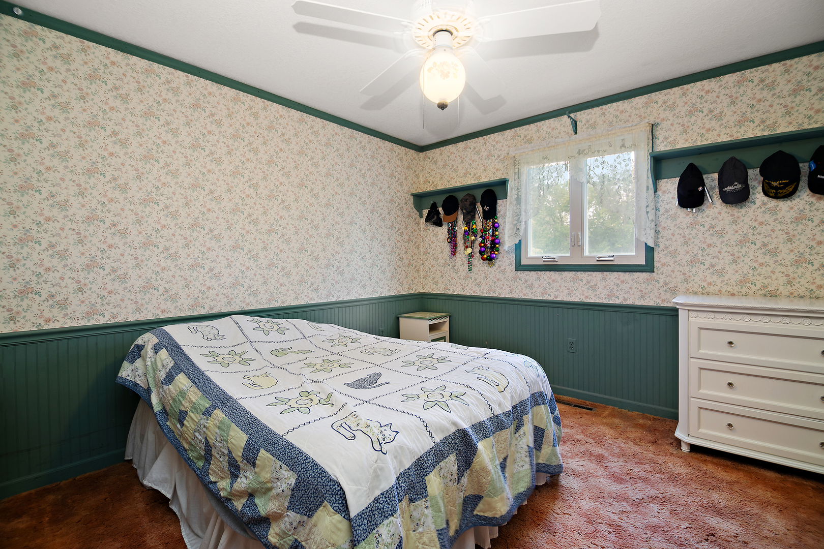 52 Highway 45 Sigel, IL 62462 - Photo 14 of 57 a bedroom with a bed and a dresser