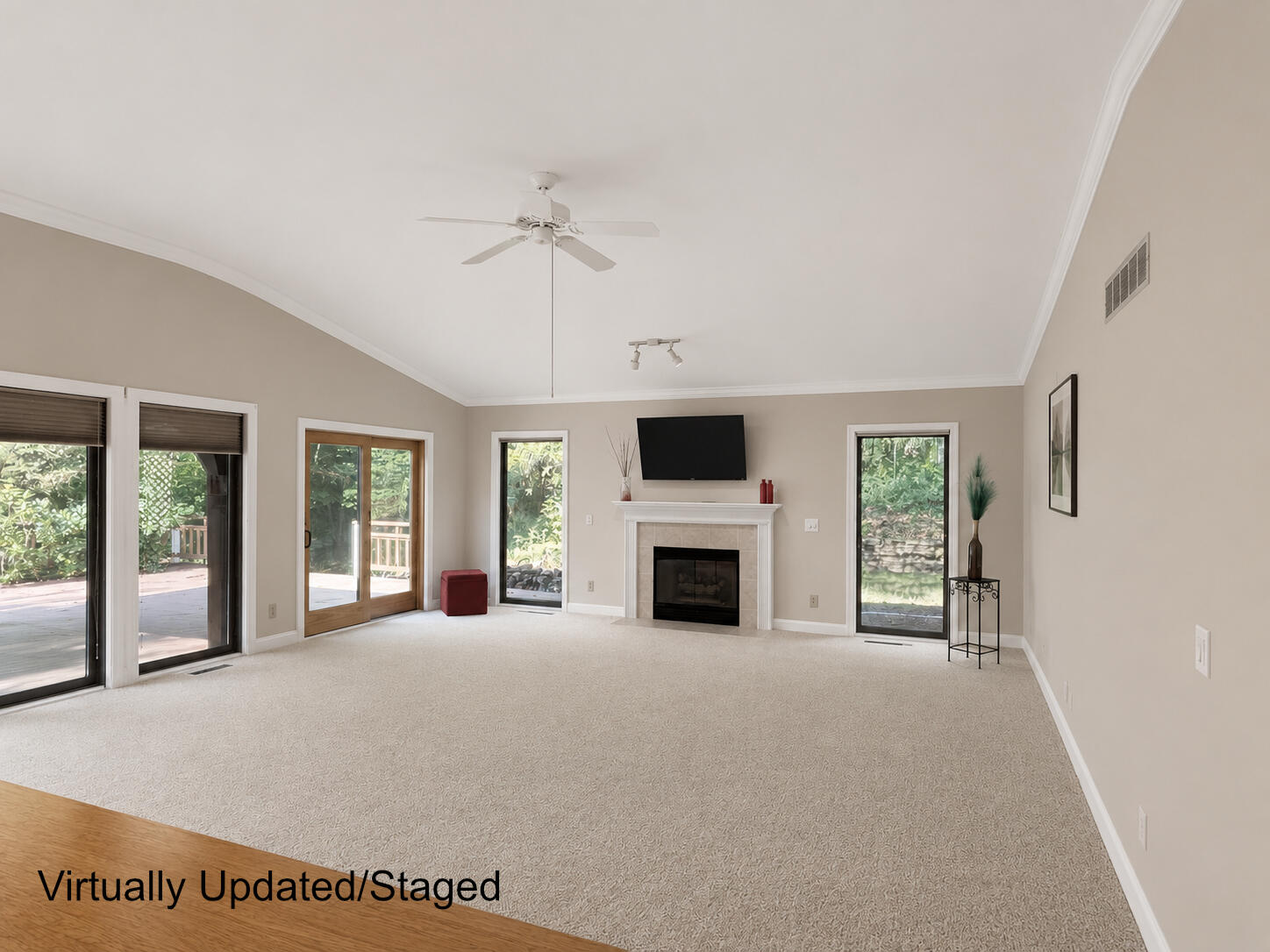 17871 North Fruitport Road Spring Lake, MI 49456 - Photo 6 of 38 Living Room Virually Staged No Furniture