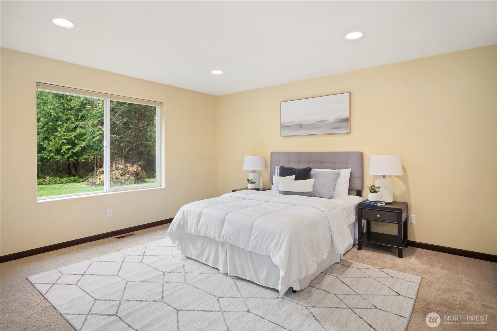 1914 South Discovery Road Port Townsend, WA 98368 - Photo 14 of 39 a bedroom with a bed and a window