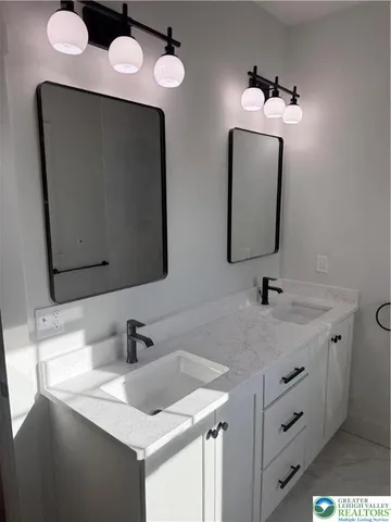 a bathroom with a sink