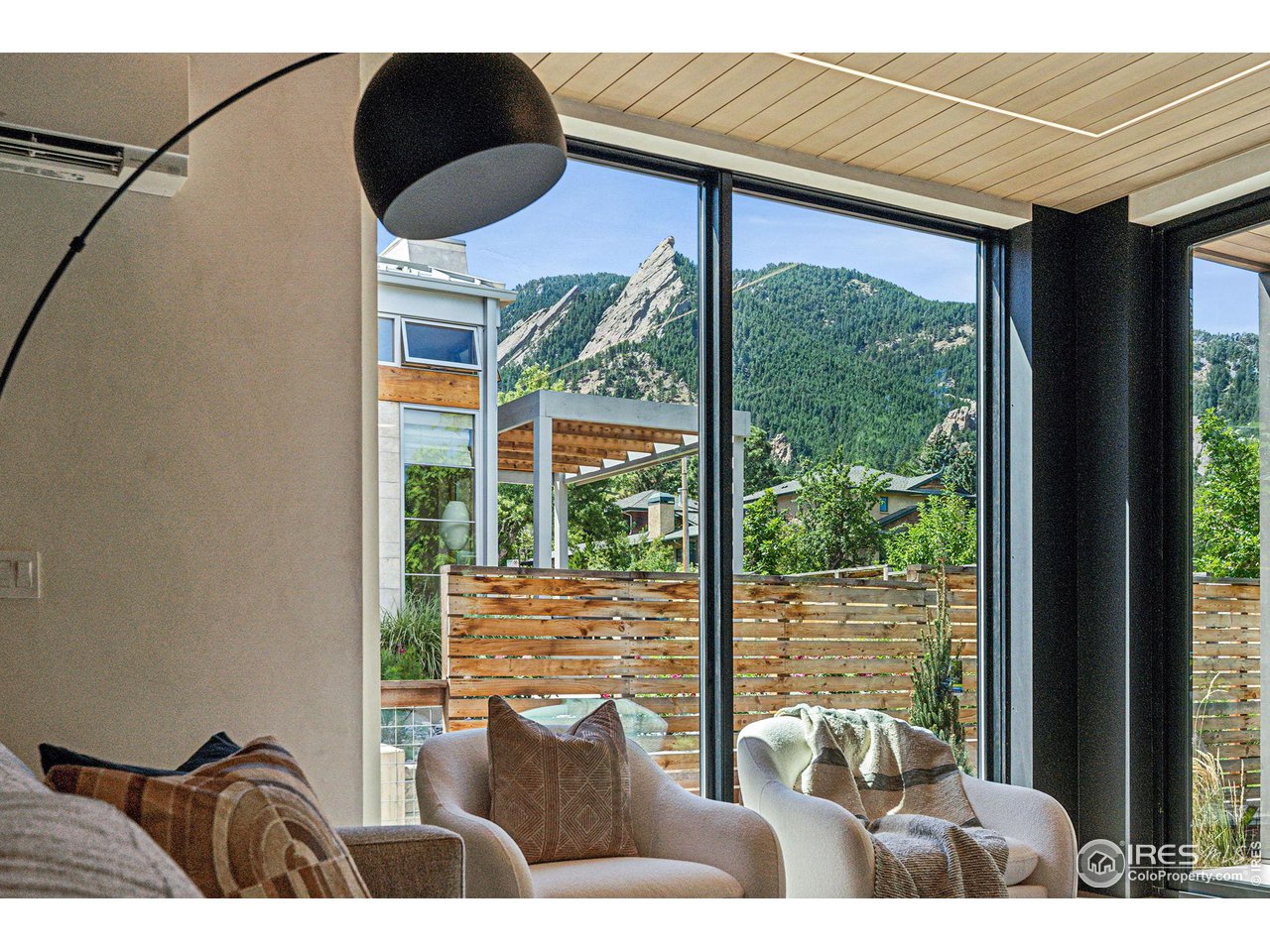 814 7th Street Boulder, CO 80302 - Photo 11 of 40 View from the living room couch