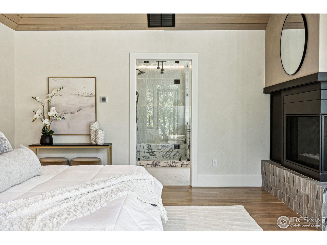 814 7th Street Boulder, CO 80302 - Photo 26 of 40 2 sided fireplace