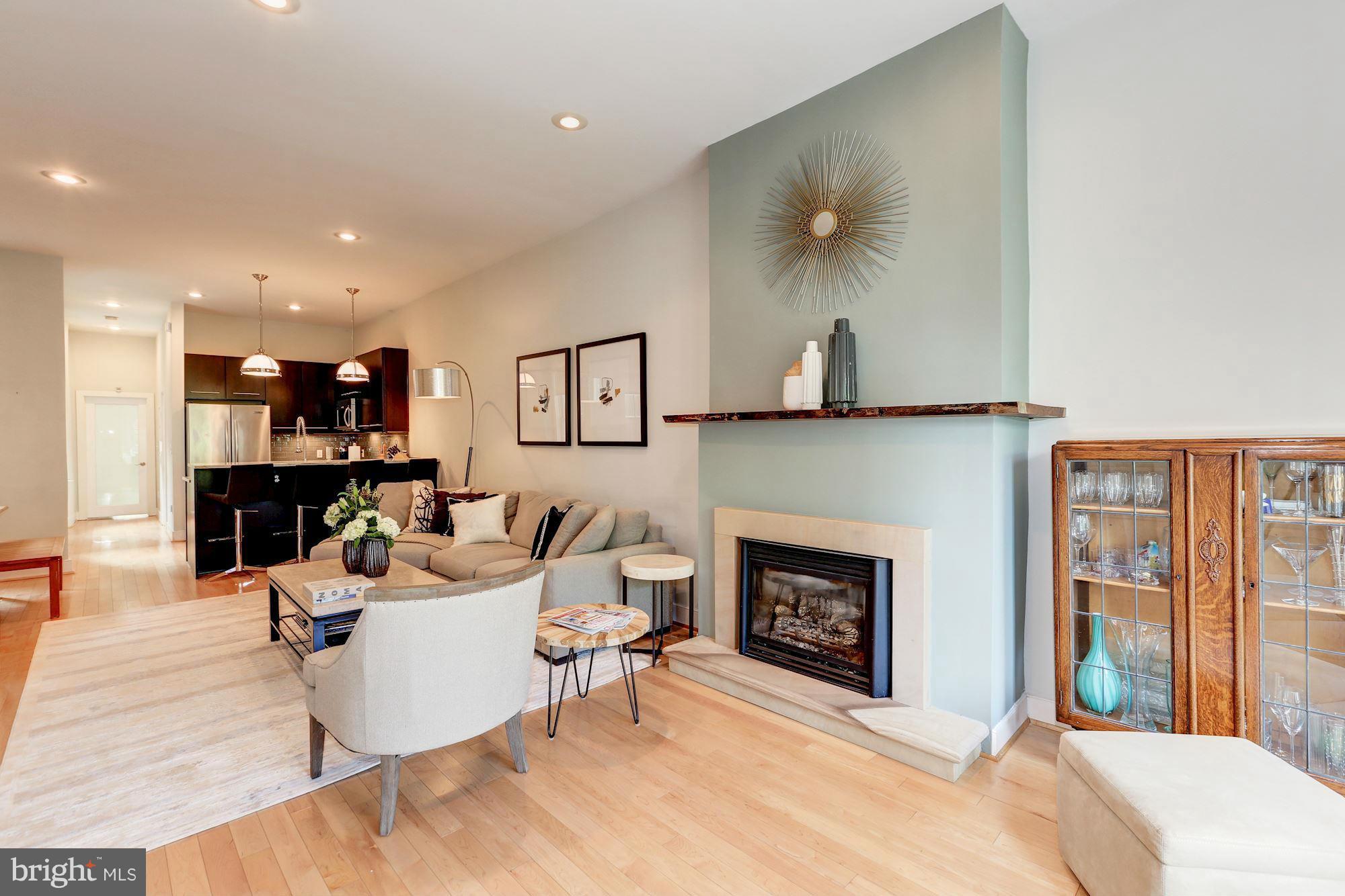 509 P Street Northwest, Unit 1 Washington, DC 20001 - Photo 2 of 21 Main Level - Open Living/Dining Area