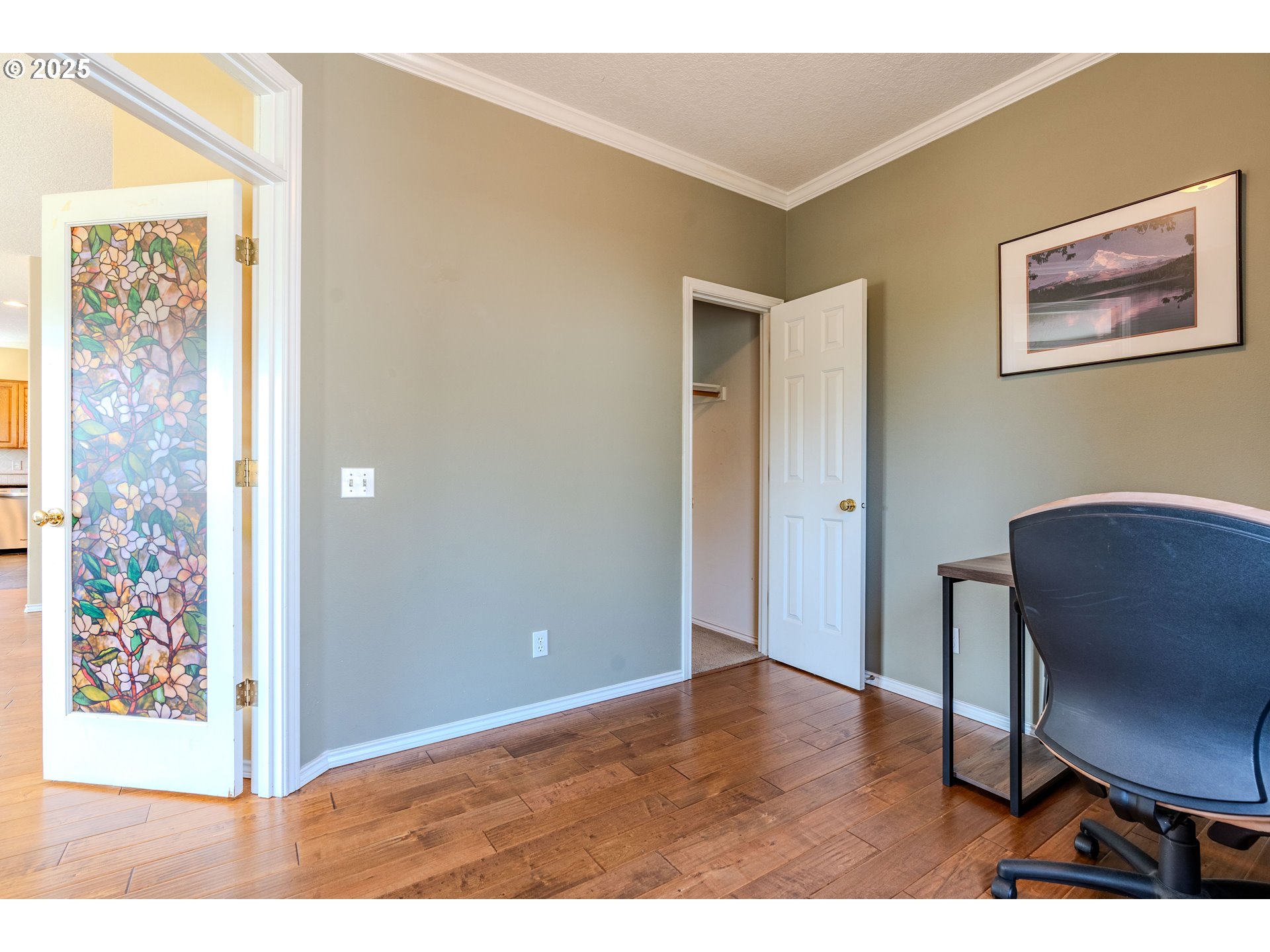 308 Southwest 38th Loop Gresham, OR 97080 - Photo 22 of 48 a view of room with hardwood floor and workspace