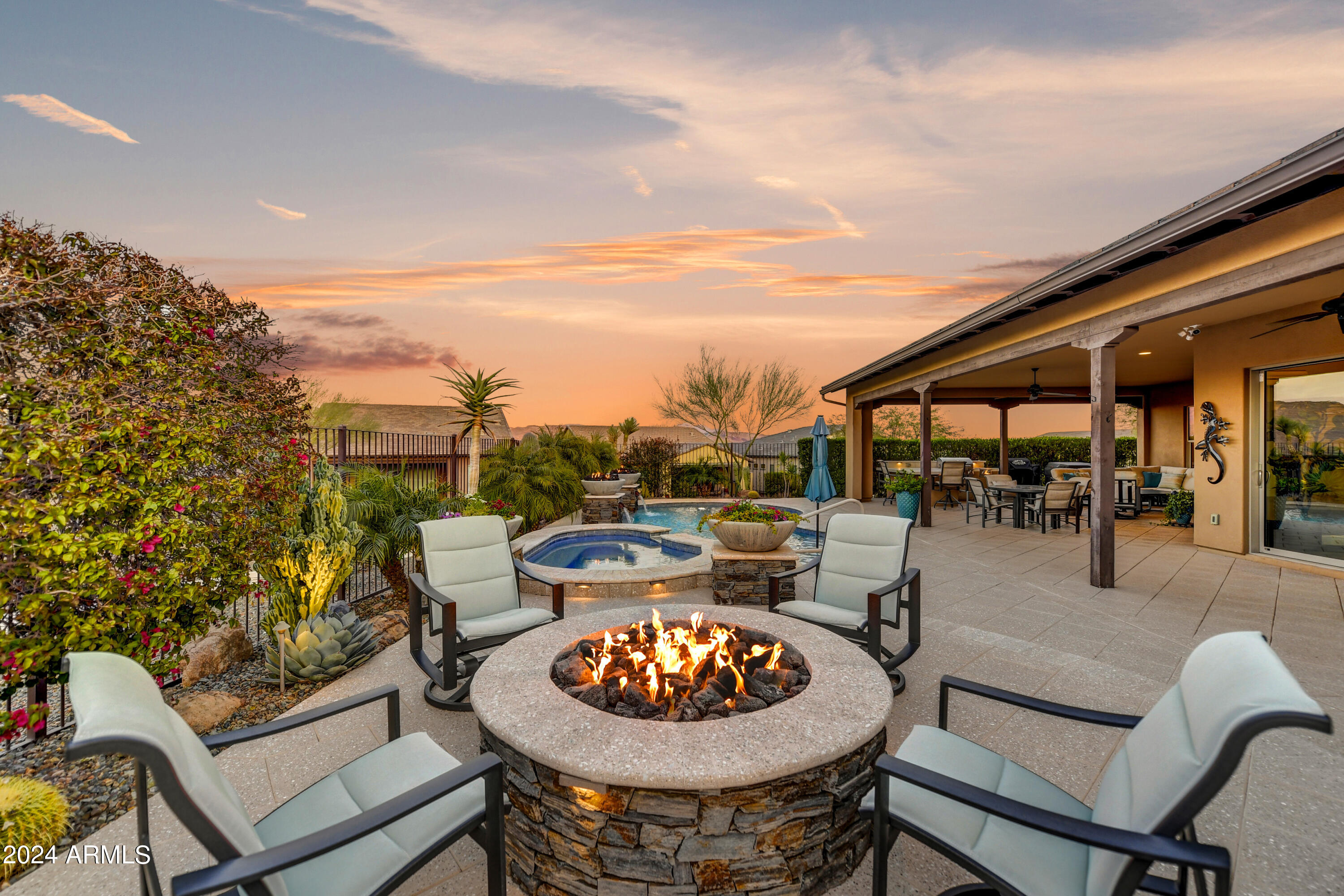 17710 East Fort Verde Road Rio Verde, AZ 85263 - Photo 2 of 57 054_Patio Fireplace