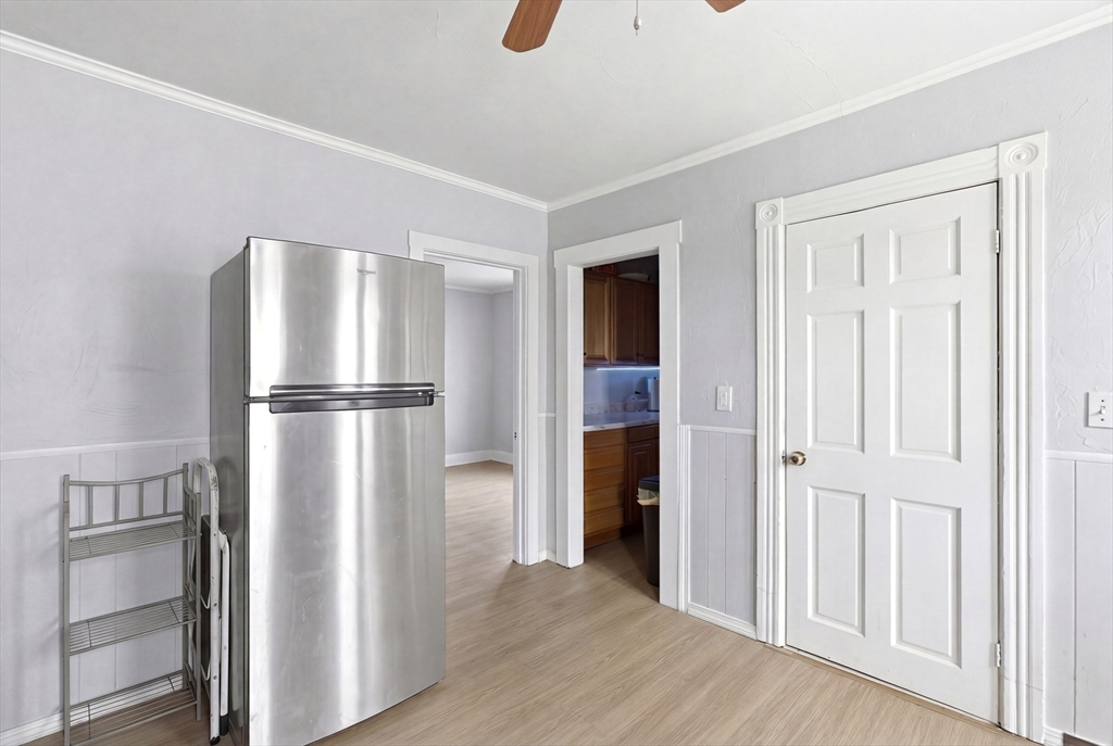 81 Ward Street Worcester, MA 01610 - Photo 3 of 34 a kitchen with cabinets and stainless steel appliances