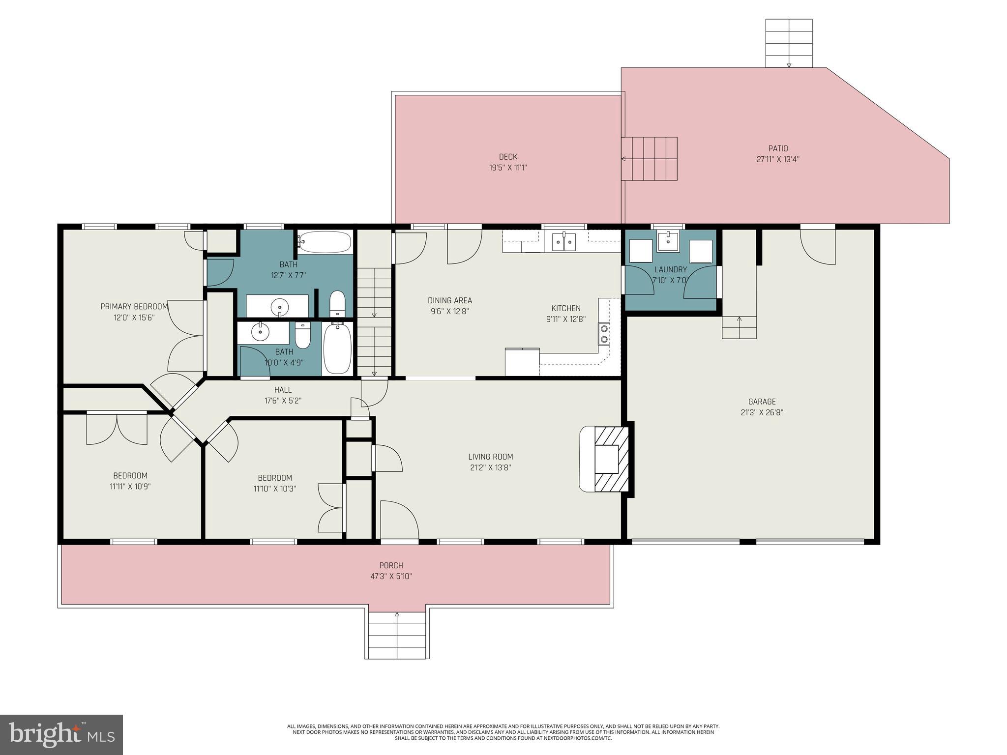 1454 Oldfield Point Road Elkton, MD 21921 - Photo 53 of 55 Main Level Floor Plan