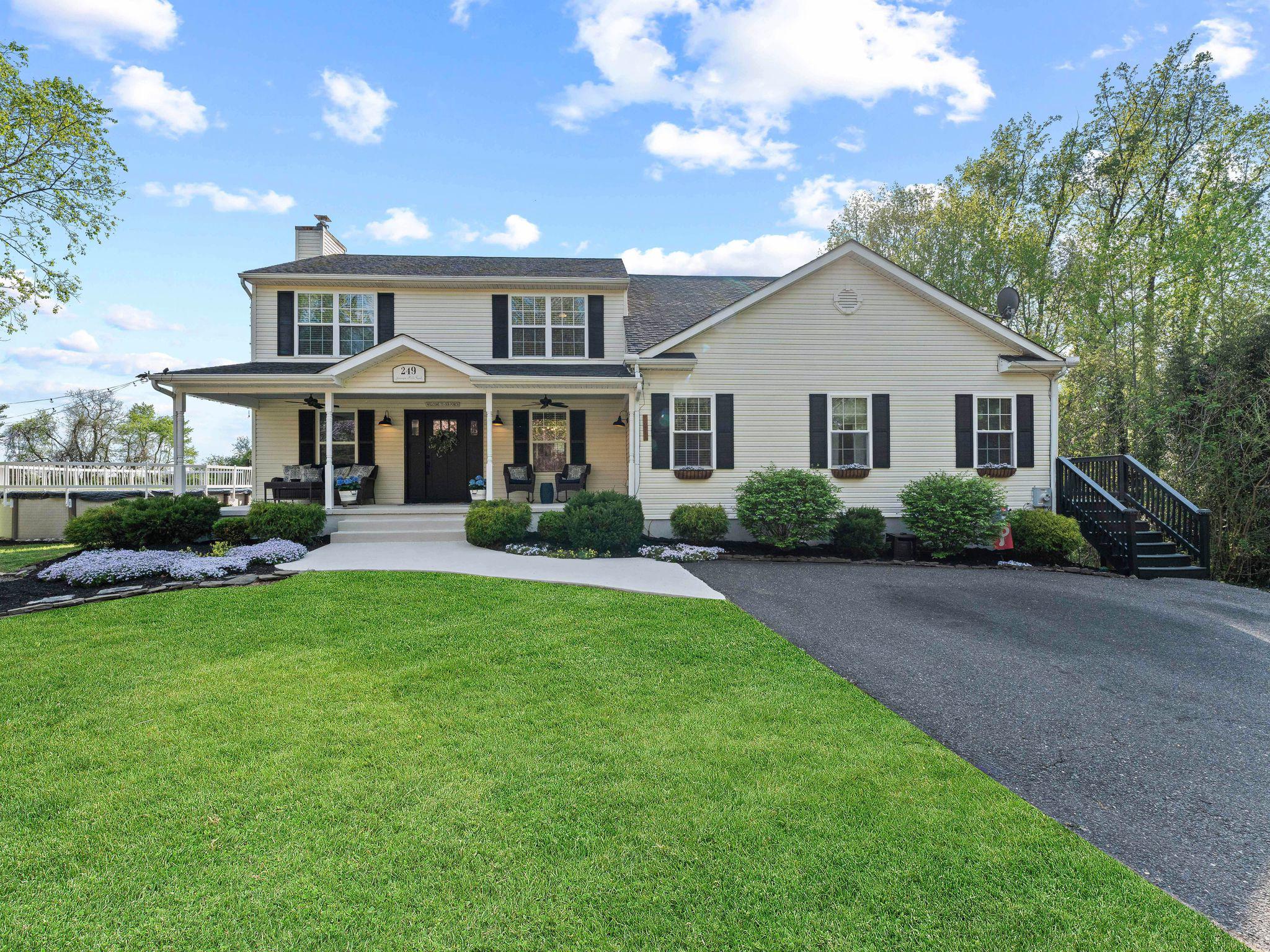 249 Jessups Mill Road Clarksboro, NJ 08020 - Photo 3 of 55 Charming home with lush landscaping.
