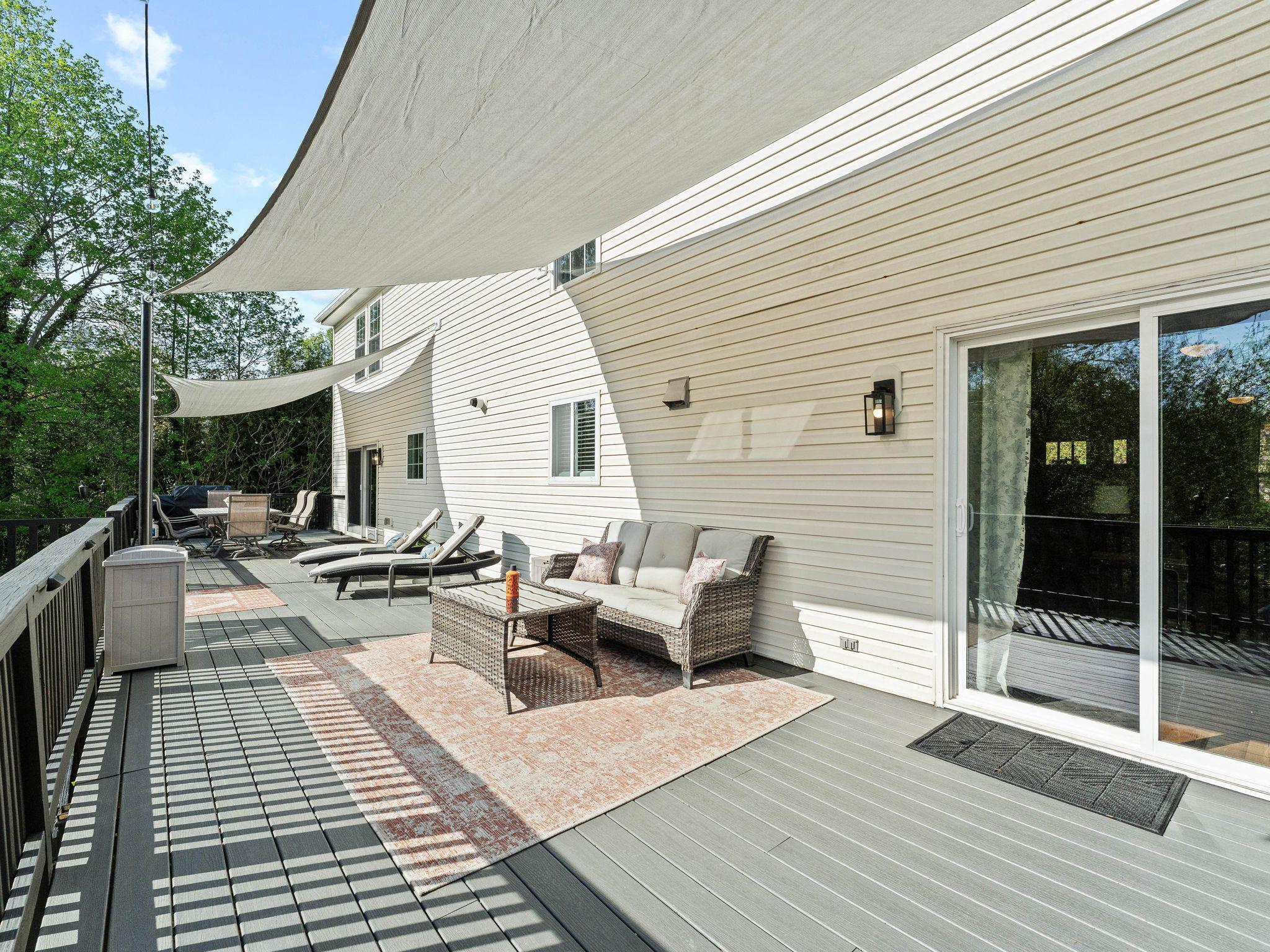 249 Jessups Mill Road Clarksboro, NJ 08020 - Photo 35 of 55 Spacious deck with serene greenery.