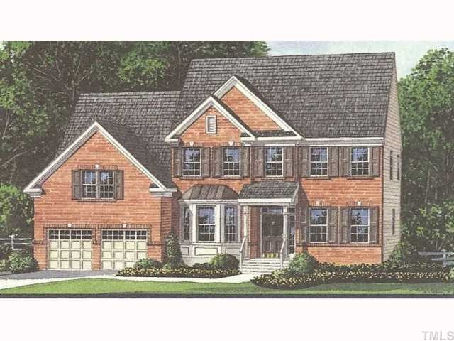 220 Forbes Road, Unit LOT13 Wake Forest, NC 27587 - Photo 1 of 12 Bainbridge II Grand Federalist Elevation Stately Brick Front Artist Rendition of home.