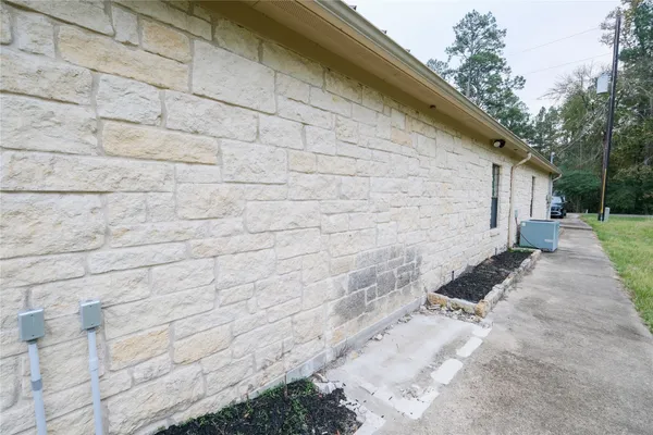 a backyard of a house