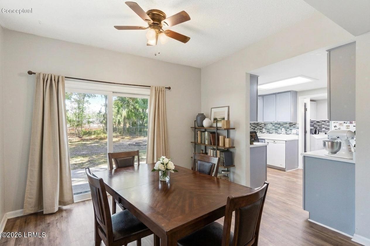 54 Brickyard Point Road South Beaufort, SC 29907 - Photo 14 of 51 Dining room/ kitchen