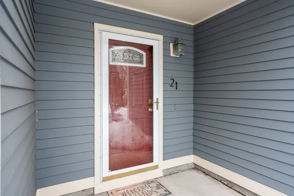 a view of front door