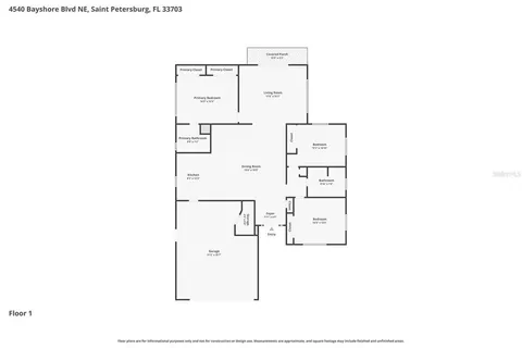 $665,000 | 4540 Bayshore Boulevard Northeast, St. Petersburg, FL 33703