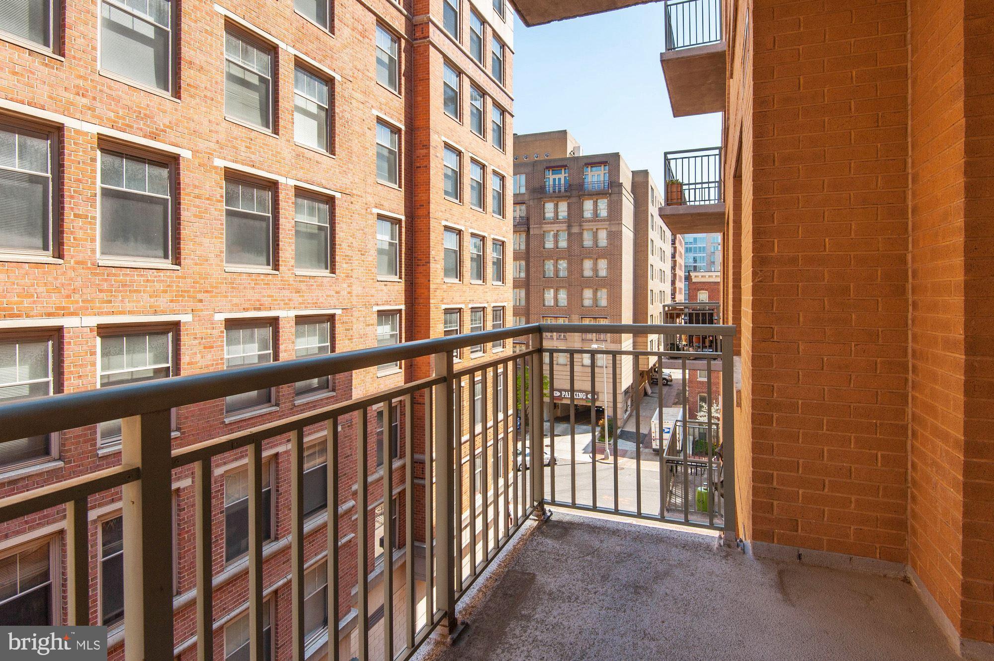 2425 L Street Northwest, Unit 635 Washington, DC 20037 - Photo 17 of 38 Balcony off of Bedroom