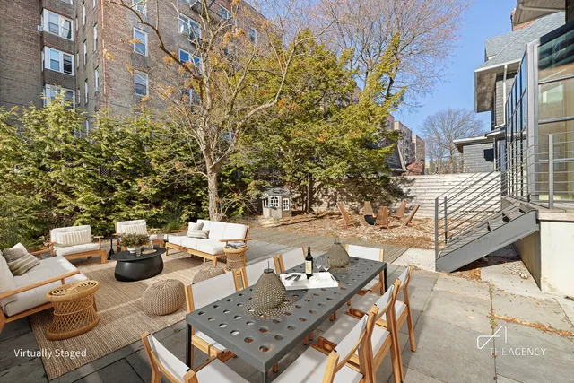 a front view of a building