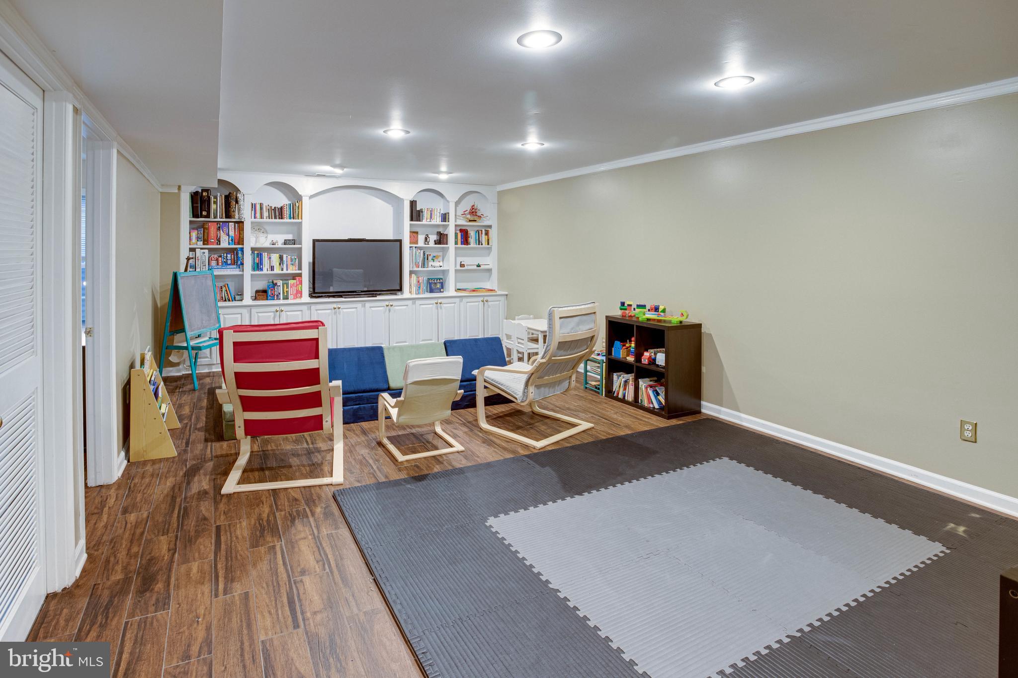 1542 Deer Point Way Reston, VA 20194 - Photo 42 of 68 Finished Lower Level with Tile Flooring