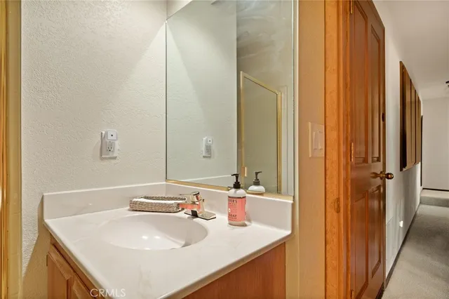 a view of a lake with mountains in the background