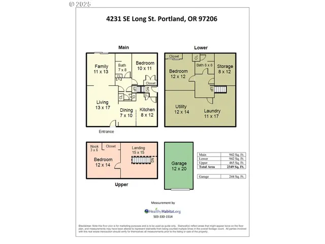 $599,900 | 4231 Southeast Long Street, Portland, OR 97206