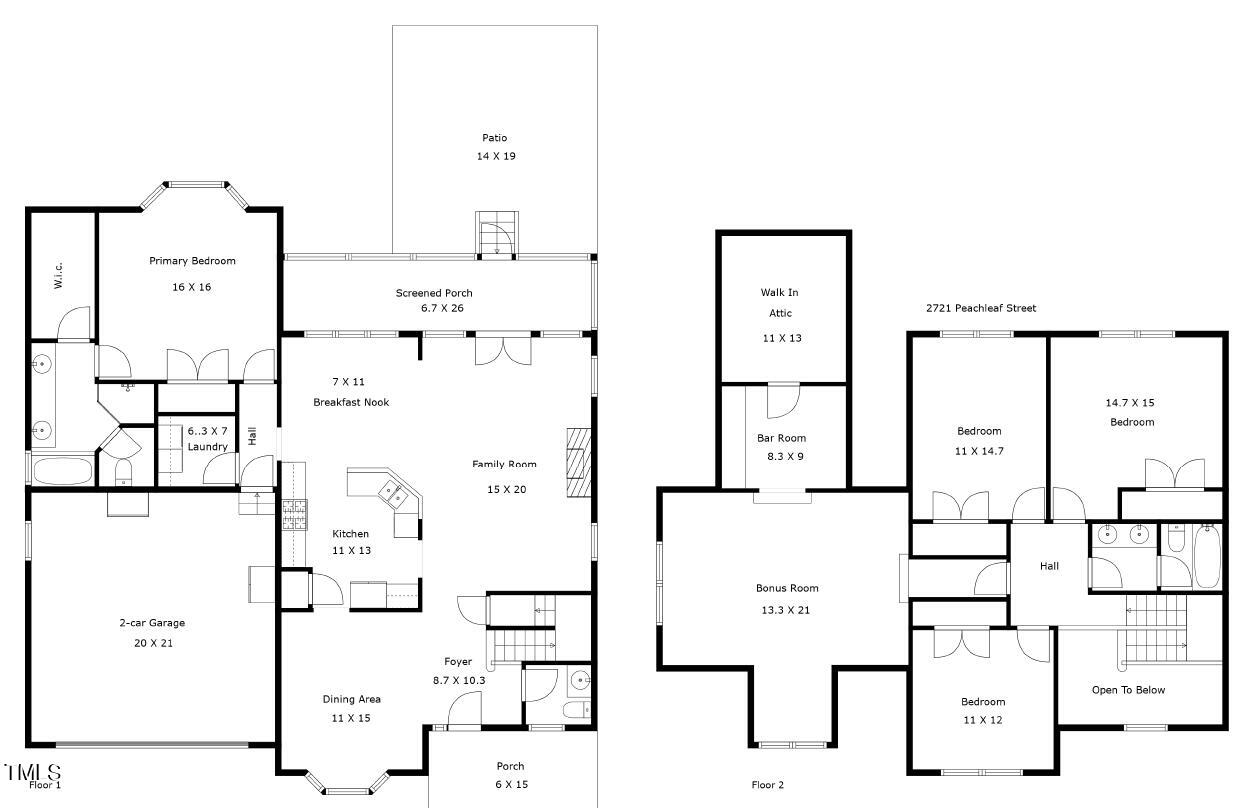 2721 Peachleaf Street Raleigh, NC 27614 - Photo 40 of 40 2721 Peachleaf FP