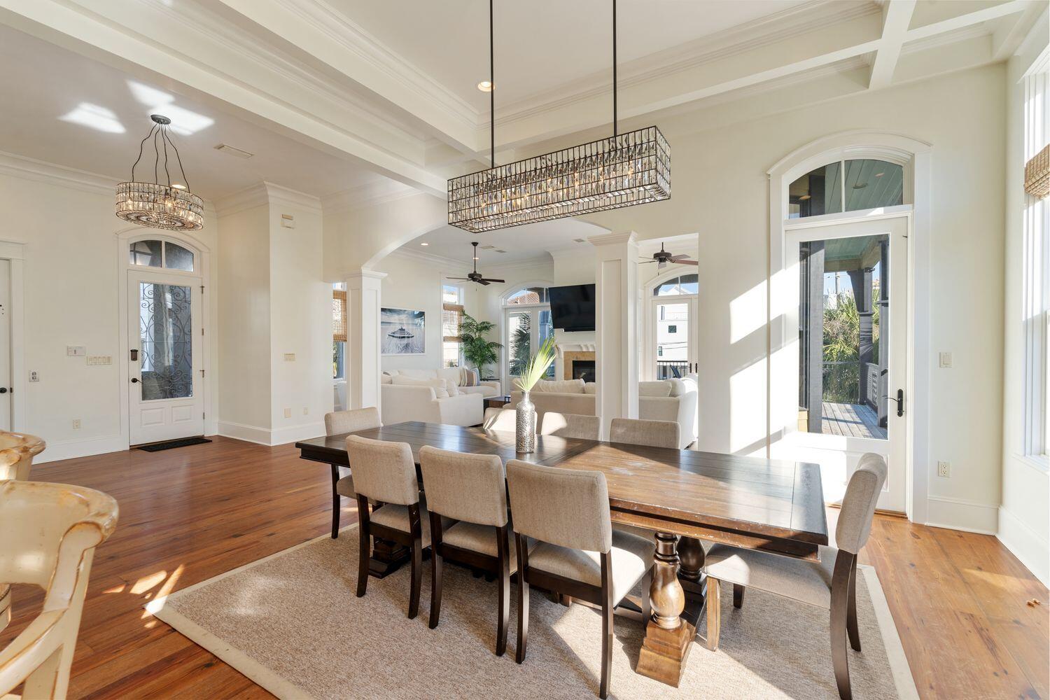 216 Sandtrap Road Miramar Beach, FL 32550 - Photo 16 of 66 a view of a dining room with furniture and wooden floor