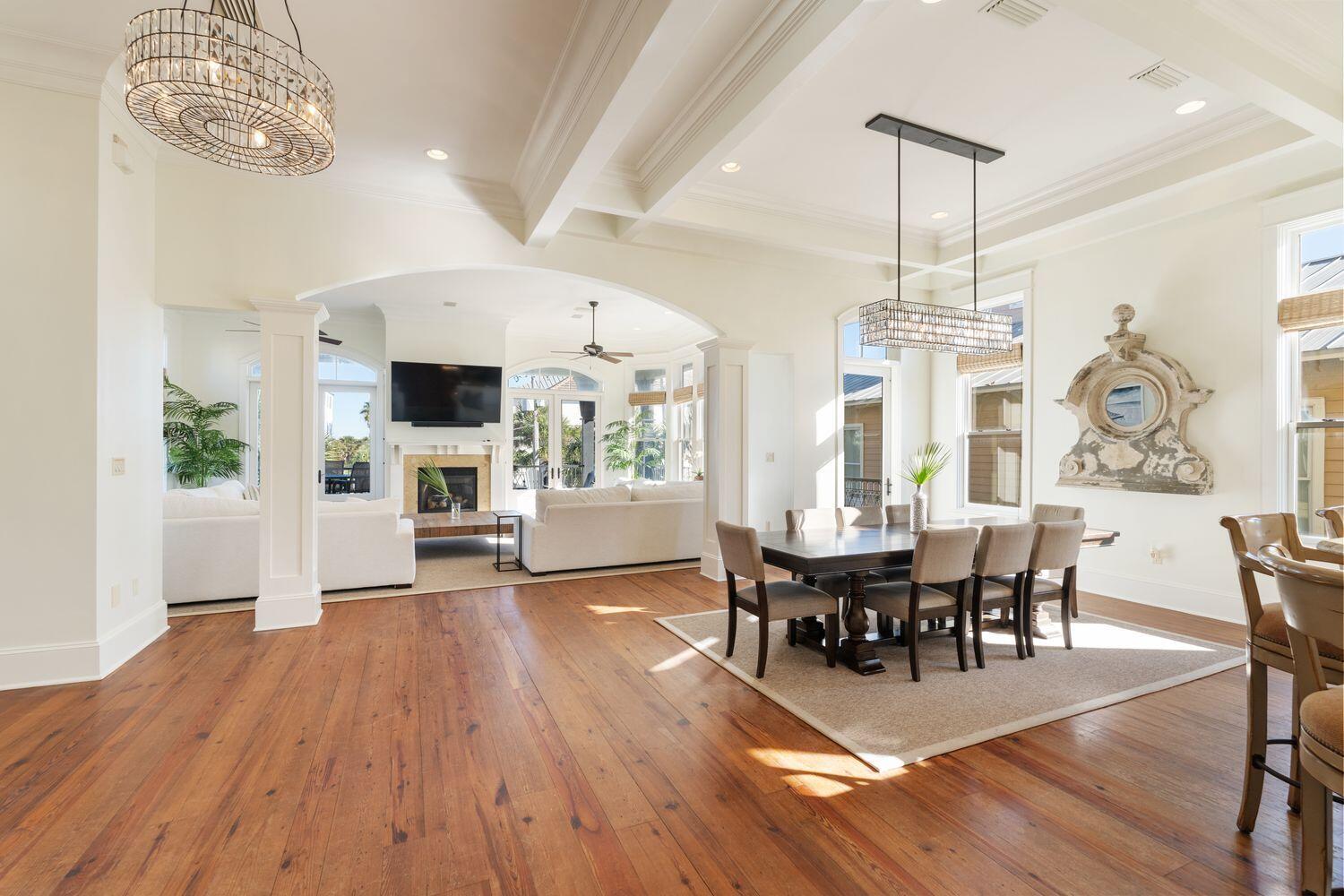 216 Sandtrap Road Miramar Beach, FL 32550 - Photo 17 of 66 a view of a dining room with furniture window and wooden floor