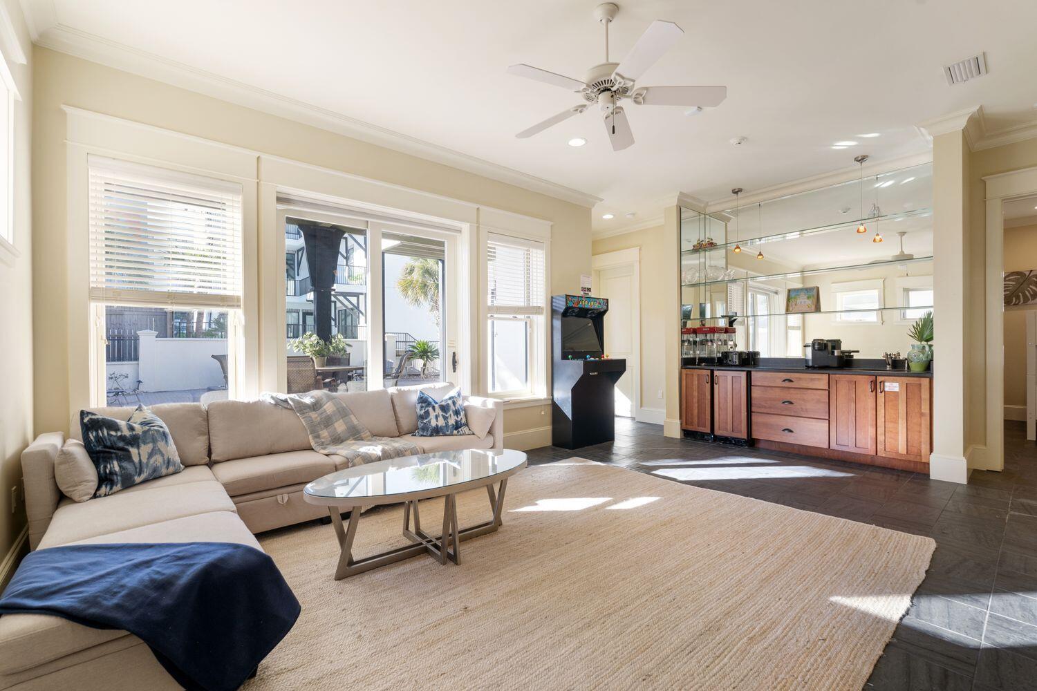 216 Sandtrap Road Miramar Beach, FL 32550 - Photo 47 of 66 a living room with furniture and a large window