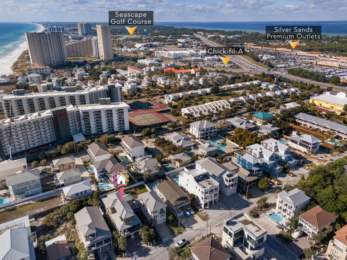 216 Sandtrap Road Miramar Beach, FL 32550 - Photo 65 of 66 an aerial view of a city