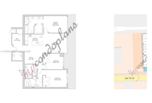 $10,250 | 68 Southeast 6th Street, Unit 1003, Miami, FL 33131