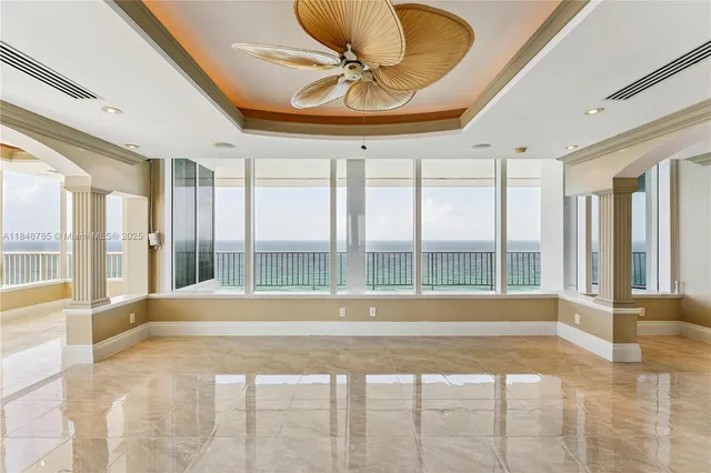 a view of an empty room