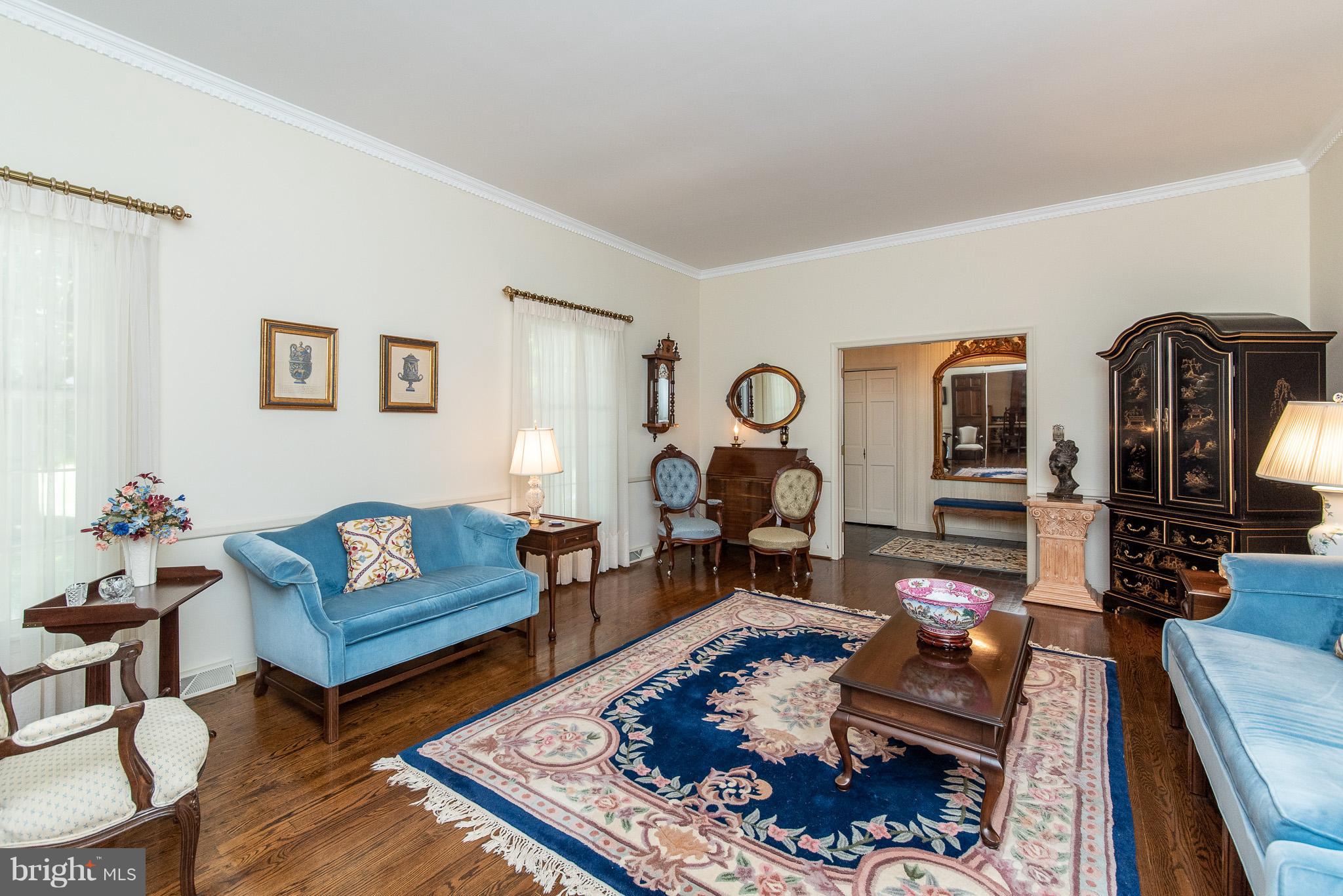 1611 Rolling Road Bel Air, MD 21014 - Photo 4 of 30 Living Room w/Vaulted Ceiling