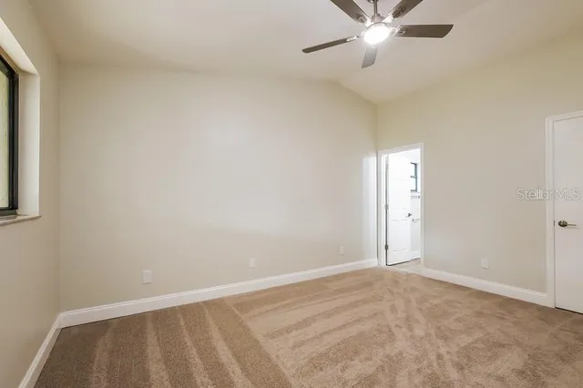 a view of an empty room