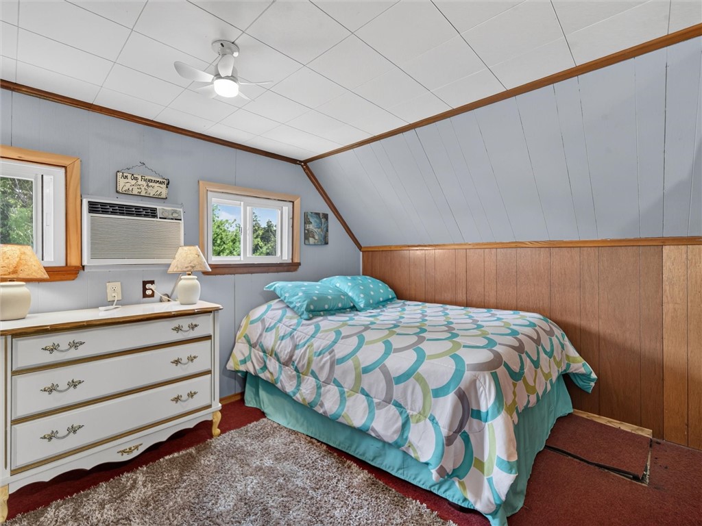10417 Grandjean Lower Road Henderson, NY 13650 - Photo 21 of 31 Second bedroom includes a built-in air conditioner.