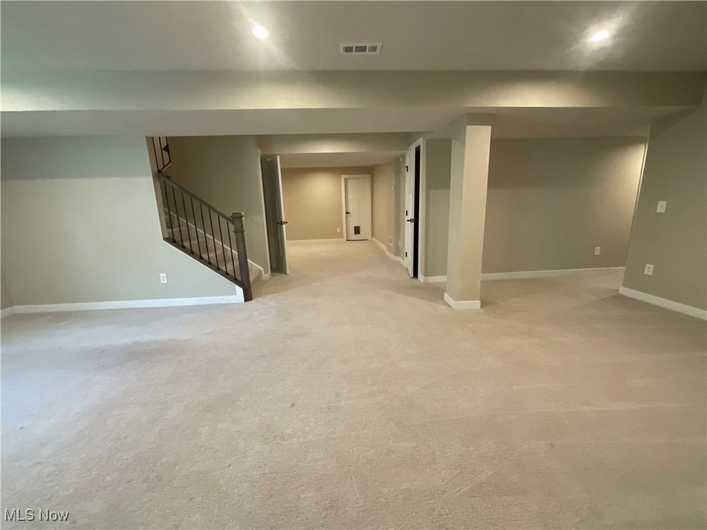 4659 Newcomer Road Kent, OH 44240 - Photo 19 of 23 Basement with light carpet