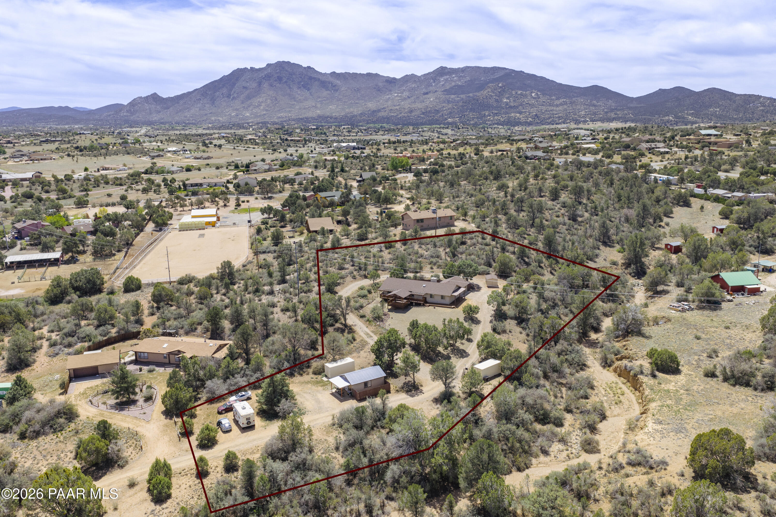 4355 Marlow Road Prescott, AZ 86305 - Photo 52 of 58 Aerial Overview 3