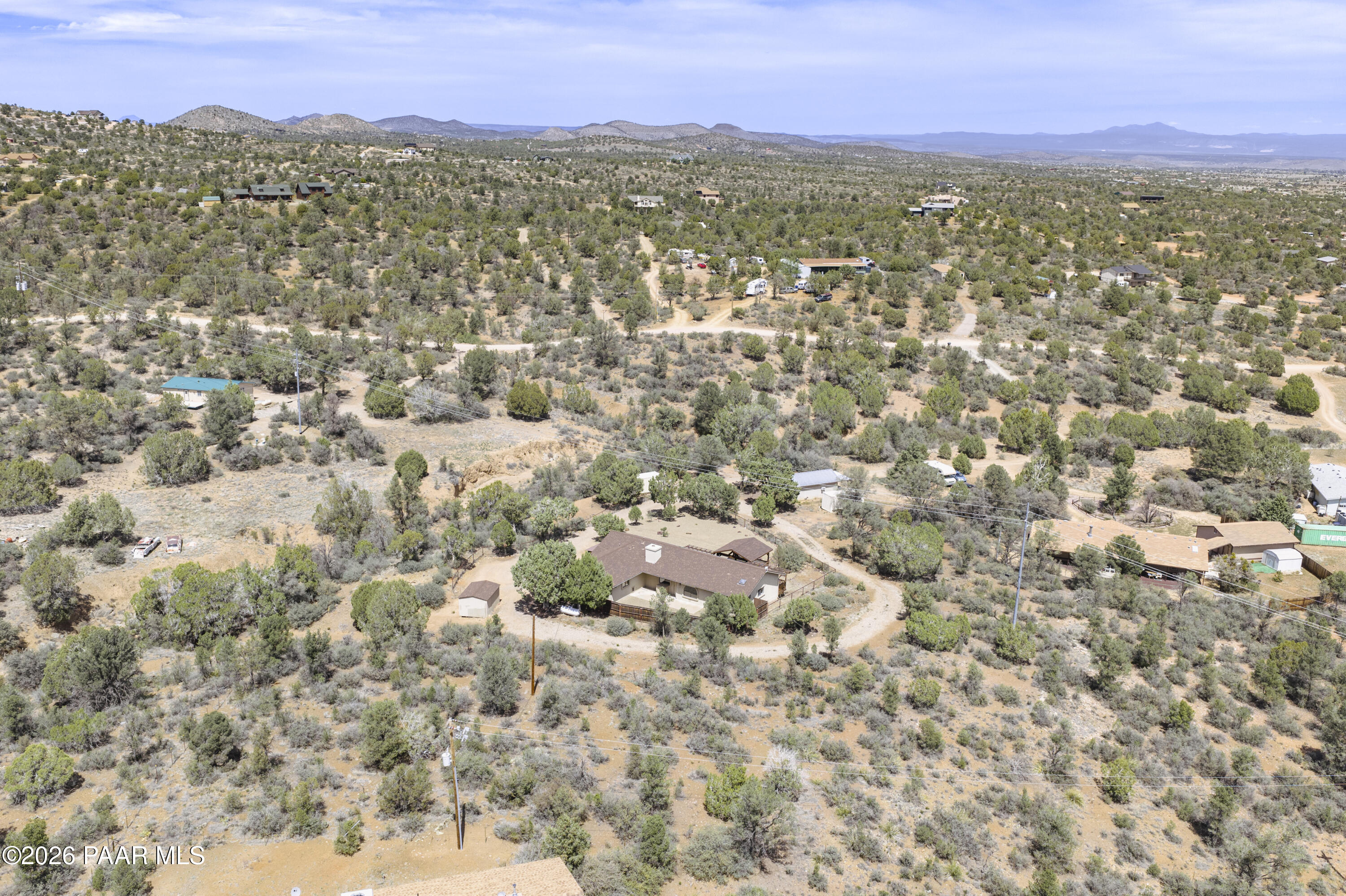 4355 Marlow Road Prescott, AZ 86305 - Photo 53 of 58 Aerial Overview No Lines 1