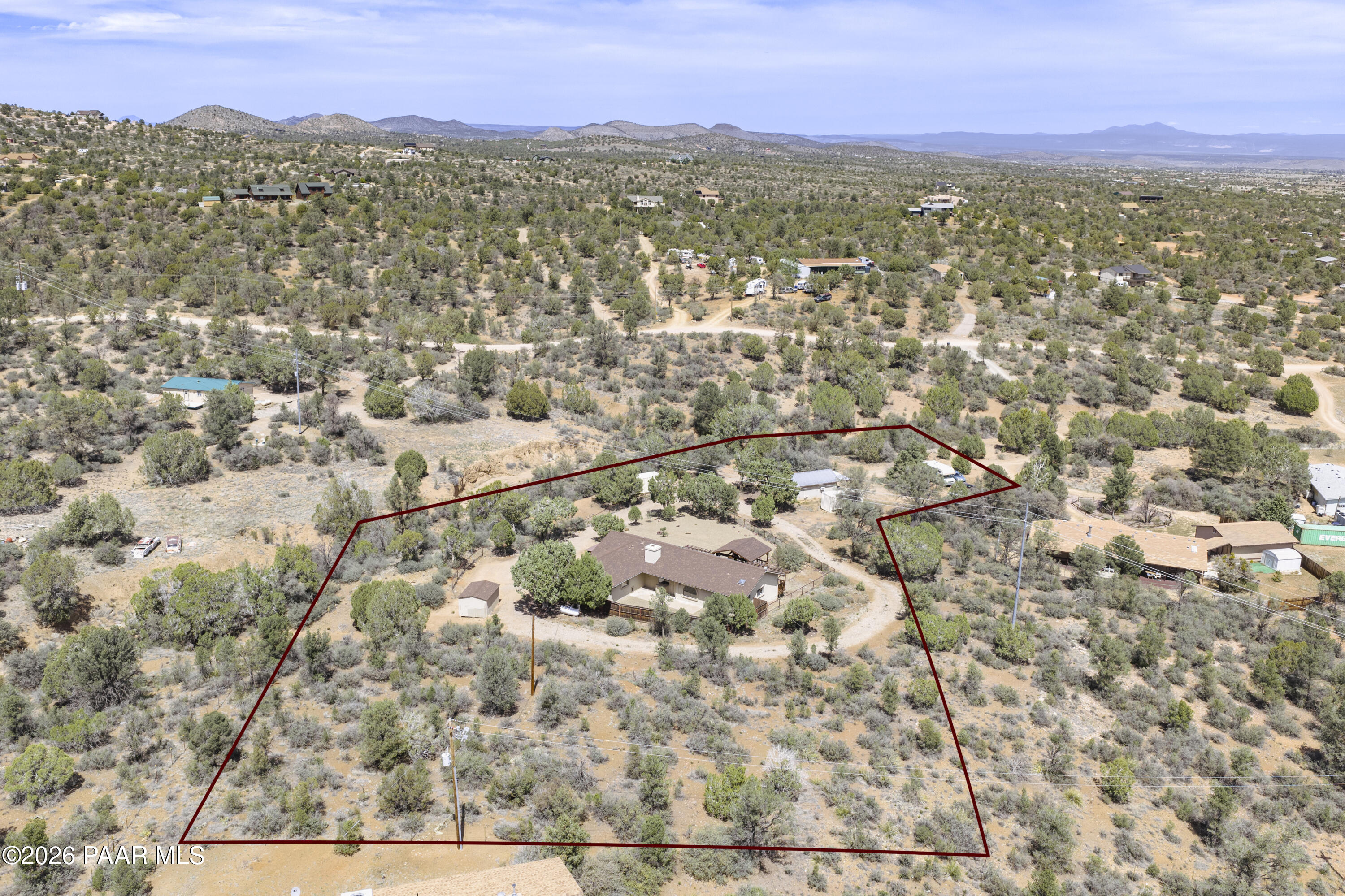 4355 Marlow Road Prescott, AZ 86305 - Photo 55 of 58 Aerial Overview 1