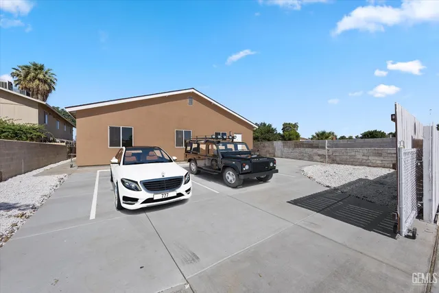 a car parked on the side of the road