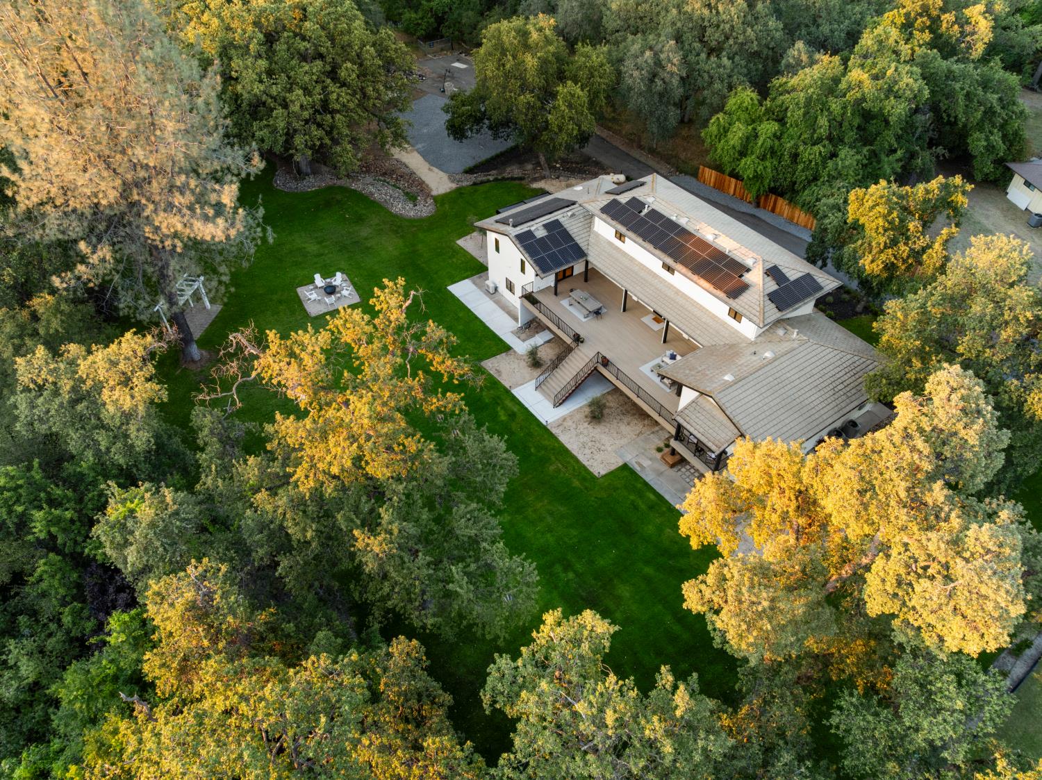7697 Horseshoe Bar Road Loomis, CA 95650 - Photo 71 of 76 an aerial view of residential house with outdoor space
