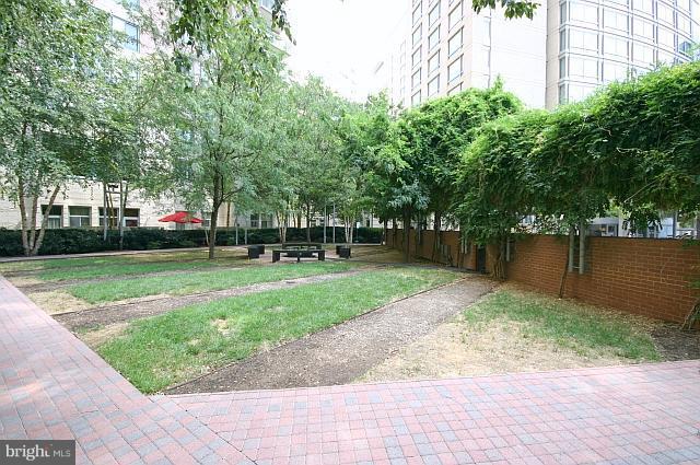 851 North Glebe Road, Unit 810 Arlington, VA 22203 - Photo 18 of 28 a backyard of a house with lots of green space