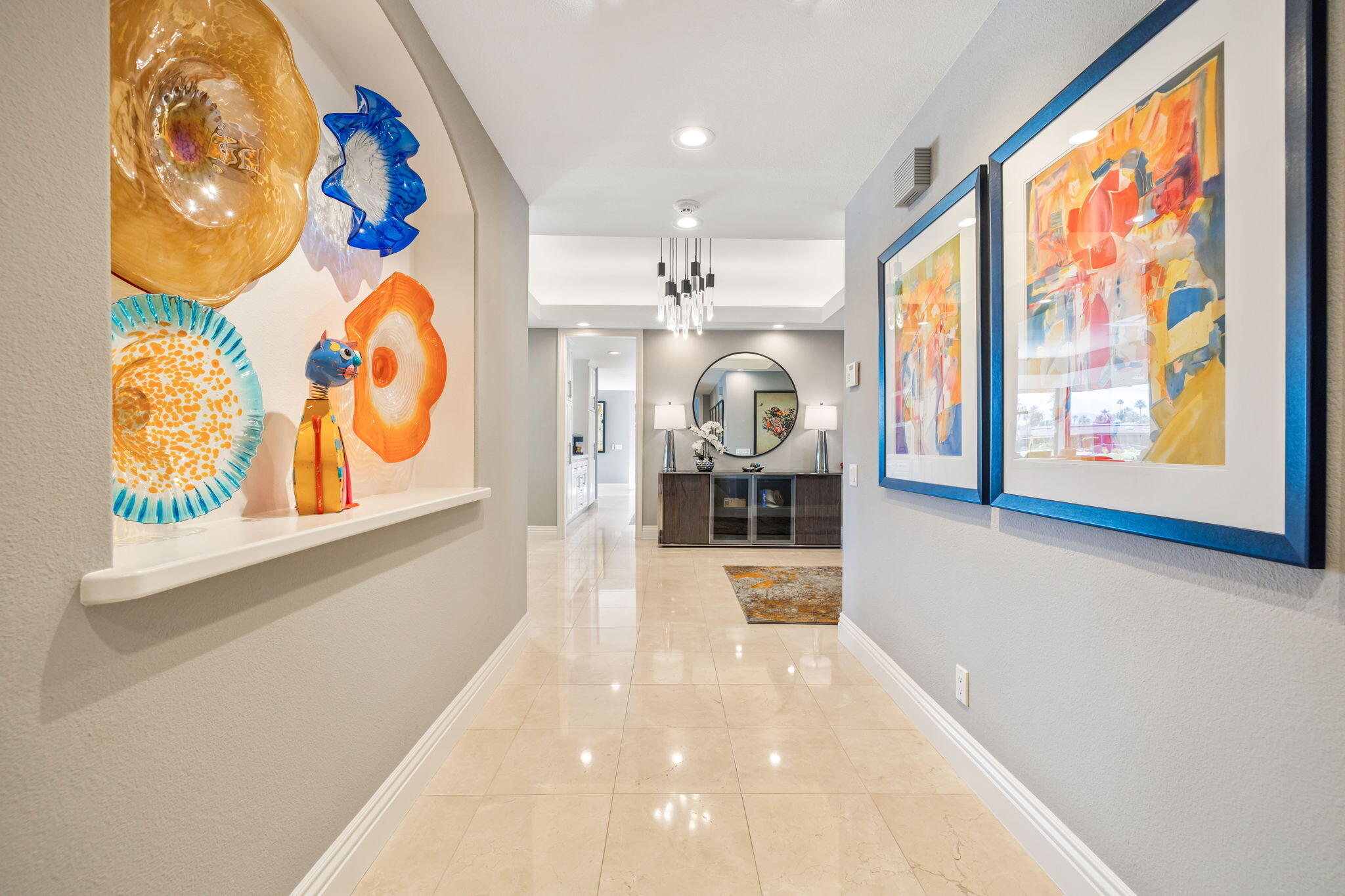 6 Barnard Court Rancho Mirage, CA 92270 - Photo 26 of 58 a view of entryway with furniture and painting on the wall